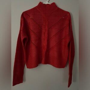 Moral Fiber Red sweater